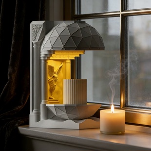 创意香薰融蜡灯台灯多功能装 饰摆件家居卧室客厅氛围灯