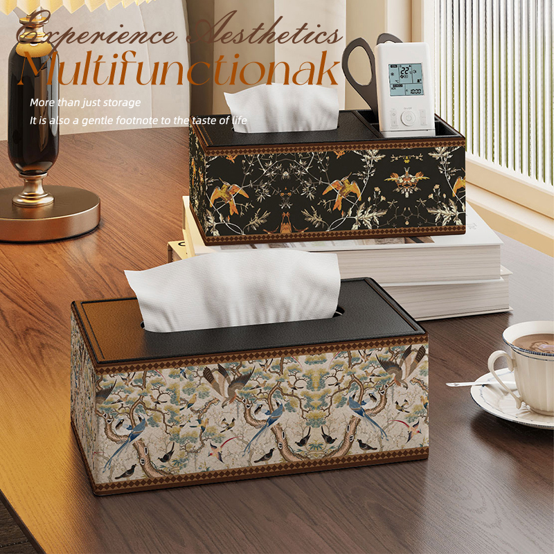 复古家用纸巾盒客厅通用高档轻奢