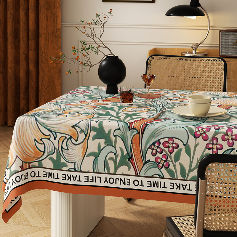 复古美式桌布免洗防水防油防滑