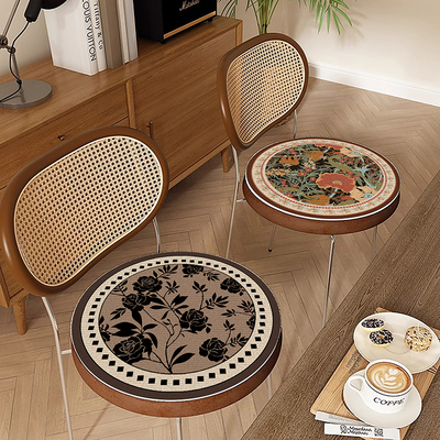 法式复古风椅子坐垫轻奢高级感