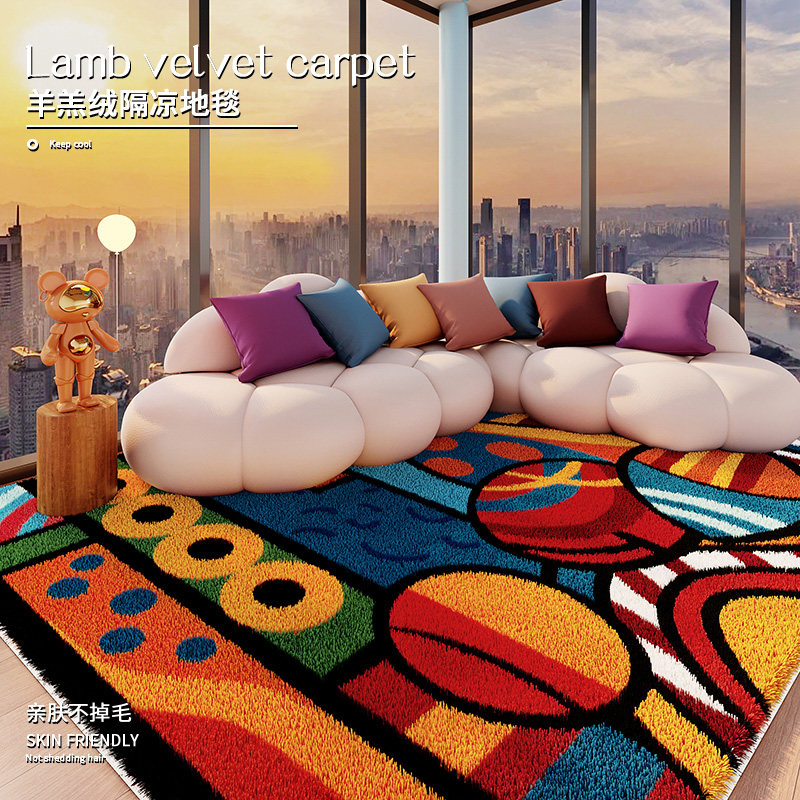 羊羔绒地毯2026新款加厚卧室脚垫地垫客厅防滑茶几儿童房爬爬垫子,居家布艺,地毯,淘宝优惠券,粉丝福利购,淘宝优惠卷