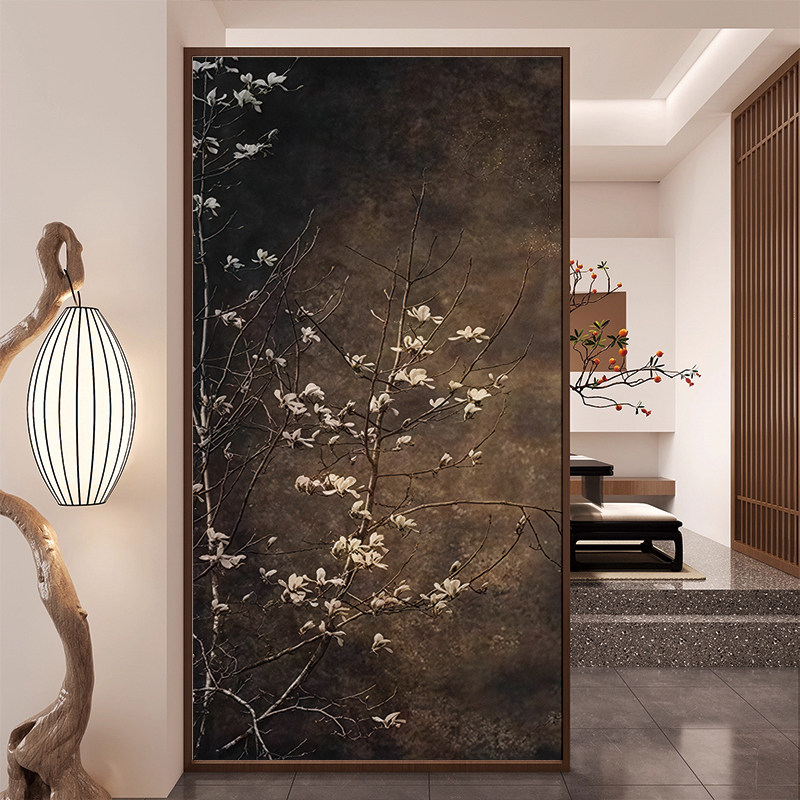 复古风中式风景磨砂贴膜透光不透明客厅门窗户防走光静电玻璃贴纸,家居饰品,玻璃膜/贴,淘宝优惠券,粉丝福利购,淘宝优惠卷