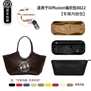 宛乐适用Dragon Diffusion编织包菜篮子内胆8822拉链超轻薄内衬袋