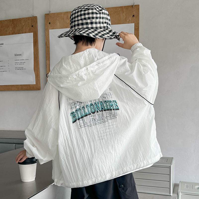 男童防晒衣外套夏季薄款2025新款中大童儿童夏装防晒服透气上衣潮