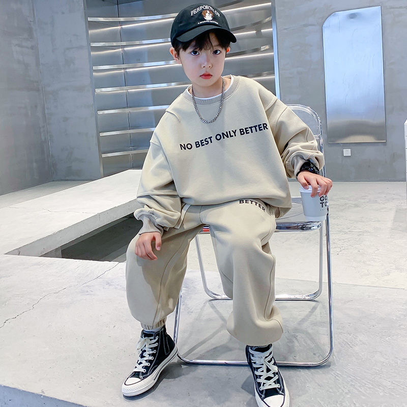男童秋装套装2025新款儿童春秋款运动服中大童秋季衣服潮帅气时髦