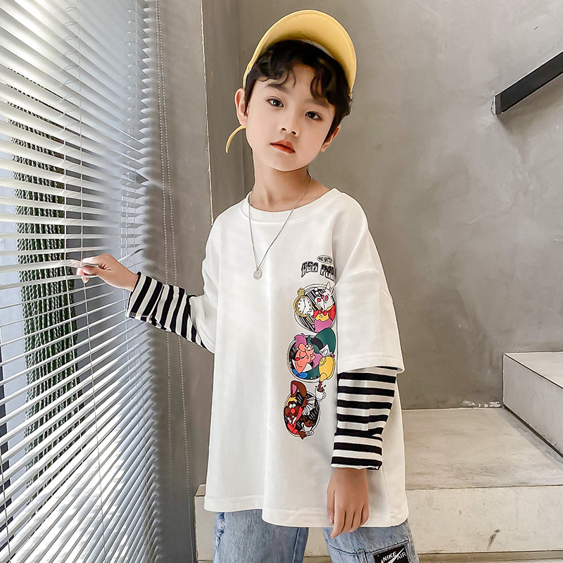 男童春装卫衣2021年新款韩版洋气儿童长袖上衣男孩潮牌中大童童装|ruв категории Детская одежда, свитер/свитер - от Buy2taobao.com для оказания профессиональной услуги покупки агента Taobao