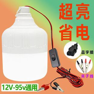 12V36V48V电瓶灯节能摆地摊夜市灯船用电动车专用低压直流led灯泡