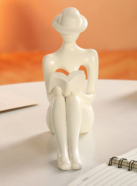 北欧抽象人物艺术情侣家居摆件客厅卧室玄关装饰品七夕生日礼物