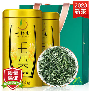 一杯香茶叶 2025新茶 春茶绿茶毛尖茶 明前嫩芽 礼盒装250g自己喝