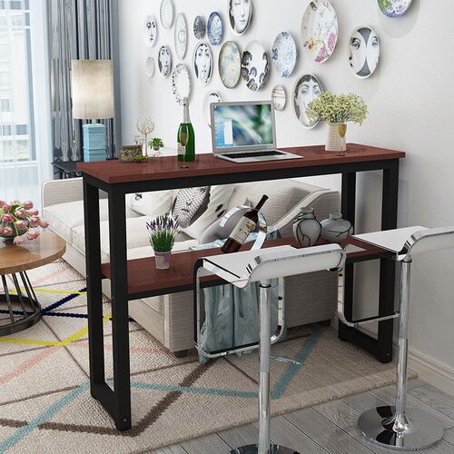 高桌子简约长方形吧台质量怎么样 高桌子简约长方形吧台口碑怎么样 小麦优选