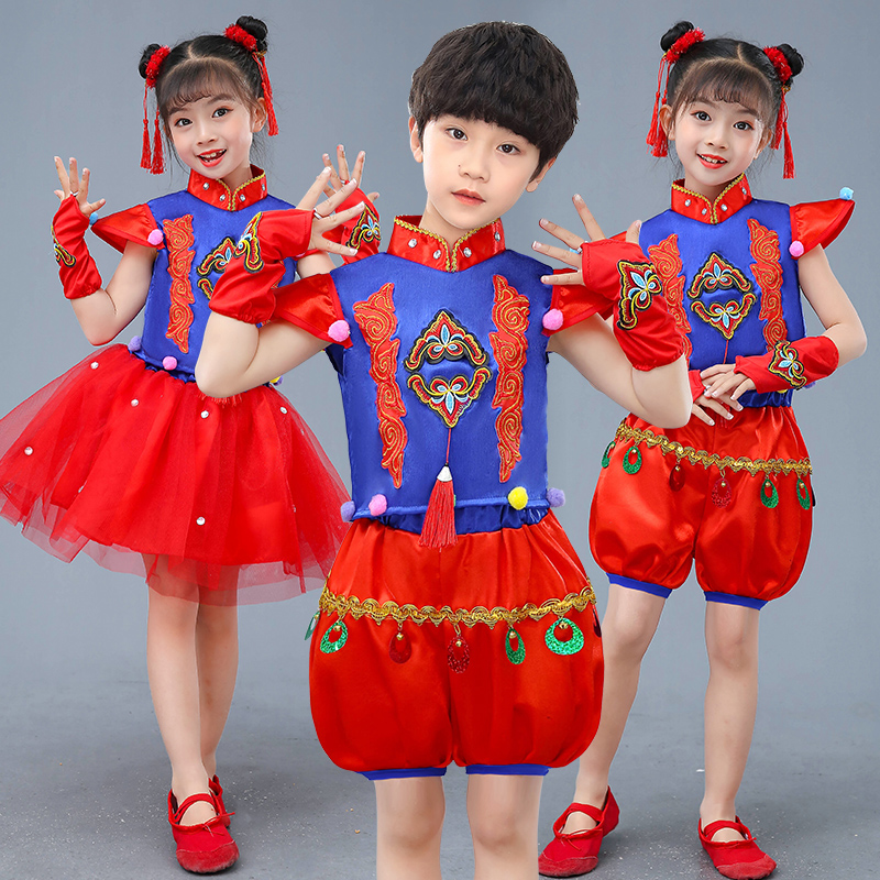 六一儿童舞蹈服中国小梦娃幼儿园