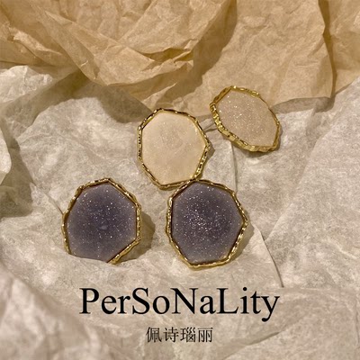 PerSoNaLity/佩诗瑙丽 铜合金仿水晶耳饰 【繁星】原创设计耳钉