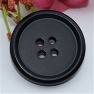 纽扣子黑色西装 扣毛衣扣外套纽扣 纽扣细边树脂大衣纽扣风衣扣裤