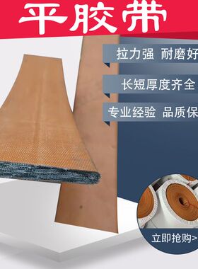 橡胶帆布带提升带平皮带平面带帆布输送带抛丸机传动带板带平胶带