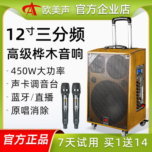 欧美声进口桦木12寸三分频音响