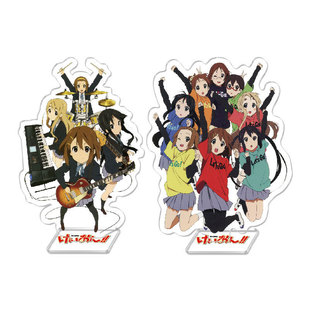 轻音少女立牌 平泽唯秋山澪中野梓琴吹䌷亚克力摆件手办动漫周边
