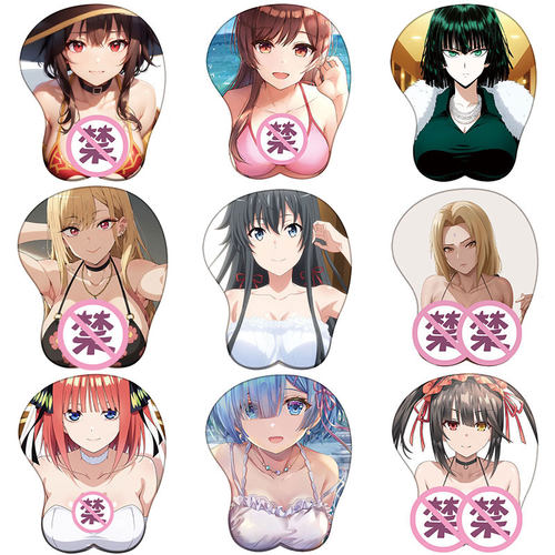 动漫女主3d鼠标垫雅儿贝德楪祈02