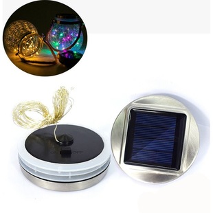 太阳能裂纹球盖子20灯不锈钢瓶盖梅森瓶盖玻璃瓶电池维修更换配件