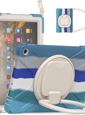 2021 kindle fire HD 10三合一适用亚马逊HD 10 plus电子书保护壳