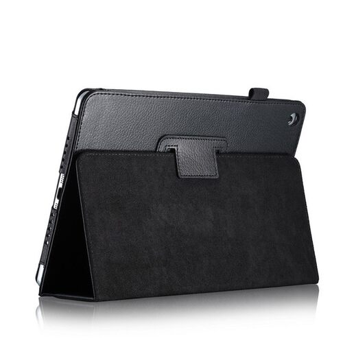 适用苹果iPad9.7平板保护套iPad5/6荔枝纹两折支架Air皮套Mini壳