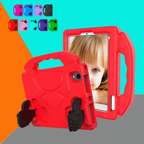 大拇指适用于iPad Mini6(2021)7儿童EVA防摔套专用平板保护壳支架