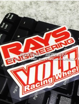 DIY轮毂贴纸 改装贴 适用于TE37辐条贴纸 RAYS贴纸三色可选