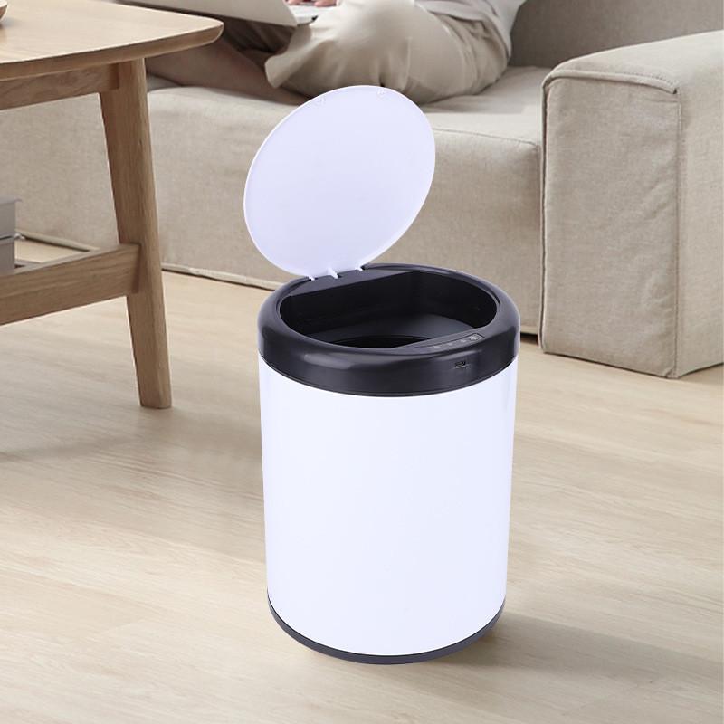 日式高颜值智能垃圾桶卧室家用分类垃圾桶大容量智能踢踢感应办公