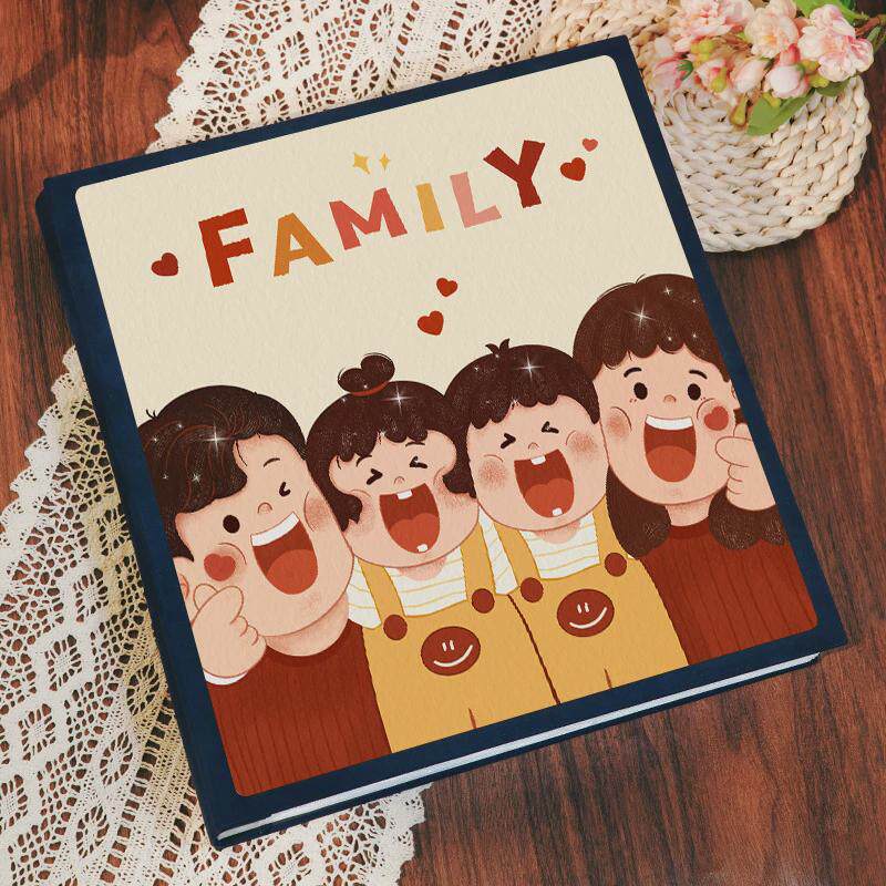 6寸相册本纪念册大容量家庭宝宝成长记录册5寸混装照片收纳影集7