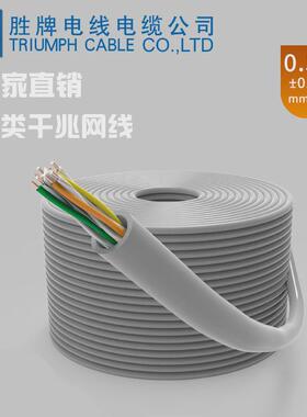 胜牌六类网线数据信号传输通信设备服务器家用宽带光纤CAT6E非屏