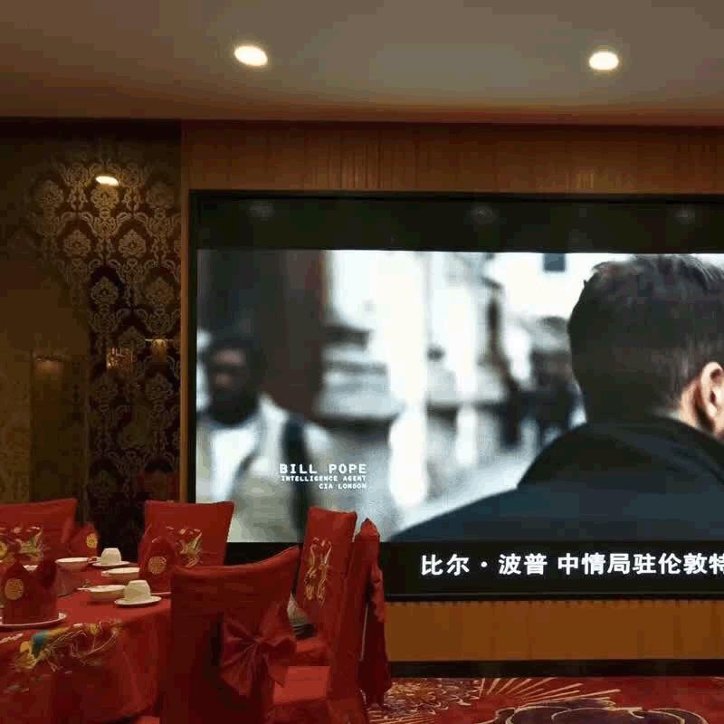 惠州维也纳酒店室内p4led显示屏电子广告led电子广告高清屏数字屏