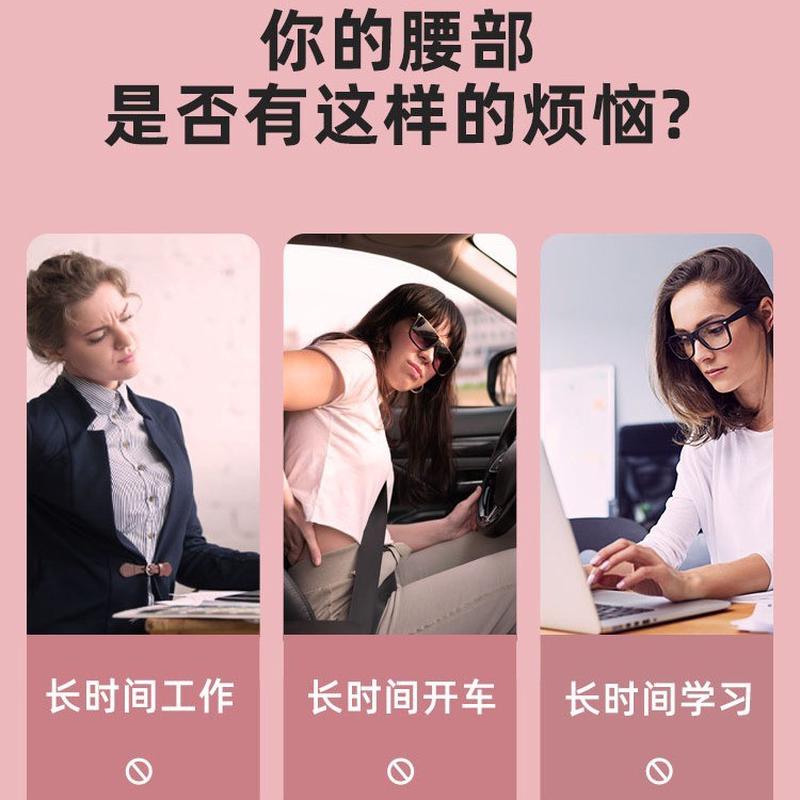 紫色腰椎间盘舒缓理疗器背部按摩儿童含胸驼背拉伸脊椎侧矫正牵引