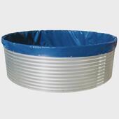 加工果园帆布水池镀锌板帆布鱼池圆形养鱼池定制灌溉储水蓄水池