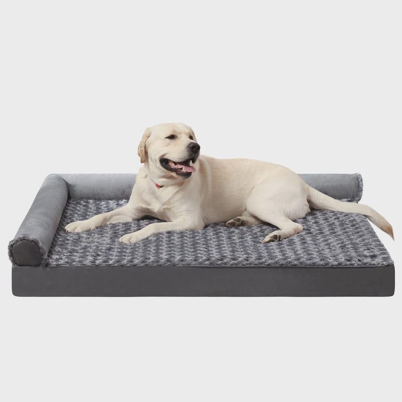 跨境可拆洗狗沙发玫瑰绒宠物防海绵大狗垫子秋冬狗床床垫撕咬猫窝