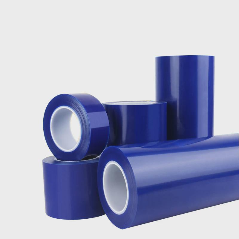 高粘蓝色pe保护膜铝不锈钢金属铝板门窗玻璃防尘塑胶壳高光胶带