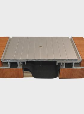 建筑地面双列伸缩缝厂家供应铝合金地面变形缝嵌型号frws