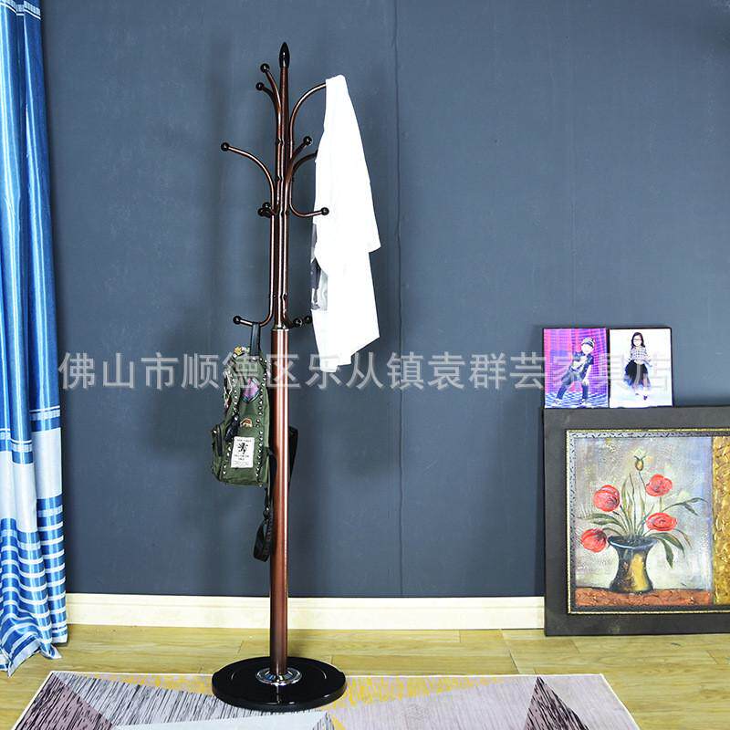 森兰欧衣帽架落地简易衣服卧室家用简约现代铁艺挂衣架子厂家
