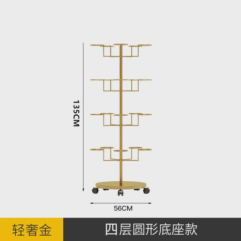 服装店太阳帽移动货架落地帽架母婴店多层帽子挂架展示架帽托收纳