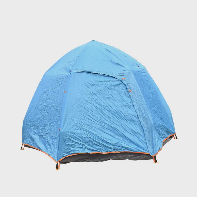帐篷户外速开全自动双层可折叠速搭露营防风防雨六角野营多人帐篷
