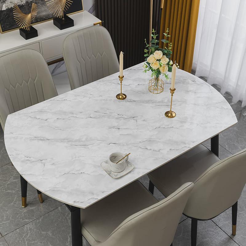 58c1定制伸缩折叠椭圆形桌布透明防水防水桌垫水晶板pvc软玻璃油