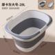 EQ4F可折叠水桶家用大容量加厚手提洗车塑料桶便携户外学生伸缩洗