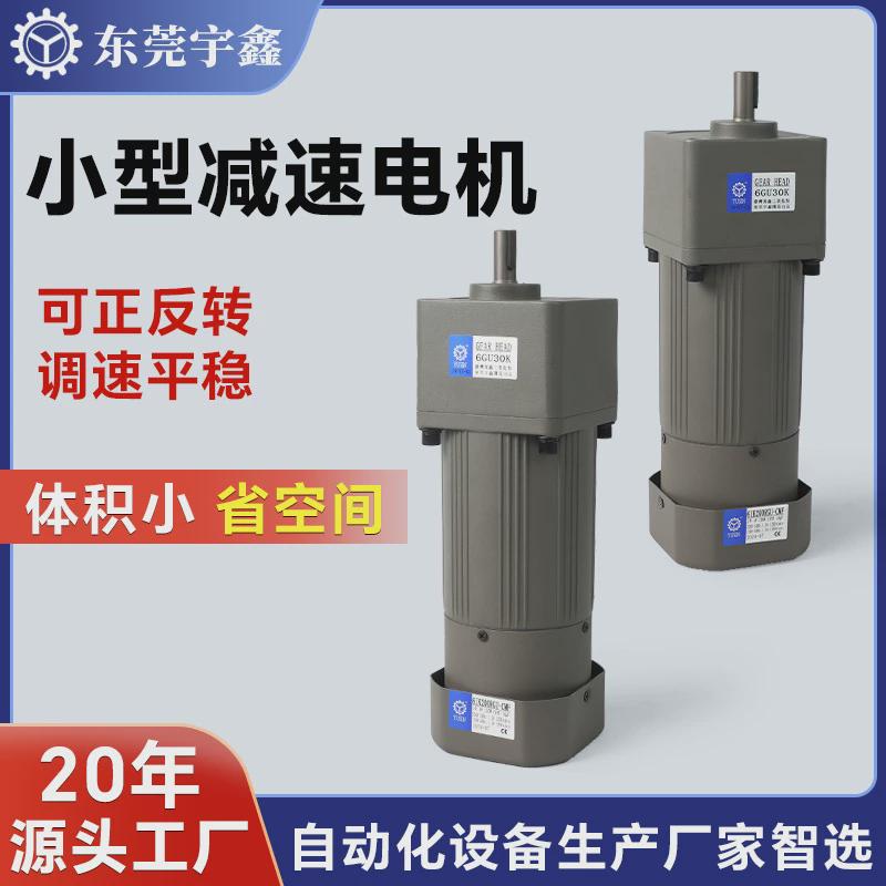 小型直供厂家齿轮减速机200w三相异步电机380/220v微型减速马达