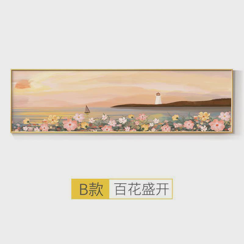 宾馆小清新卧室装饰画温馨主人房床头挂画北欧风酒店客房壁画批发