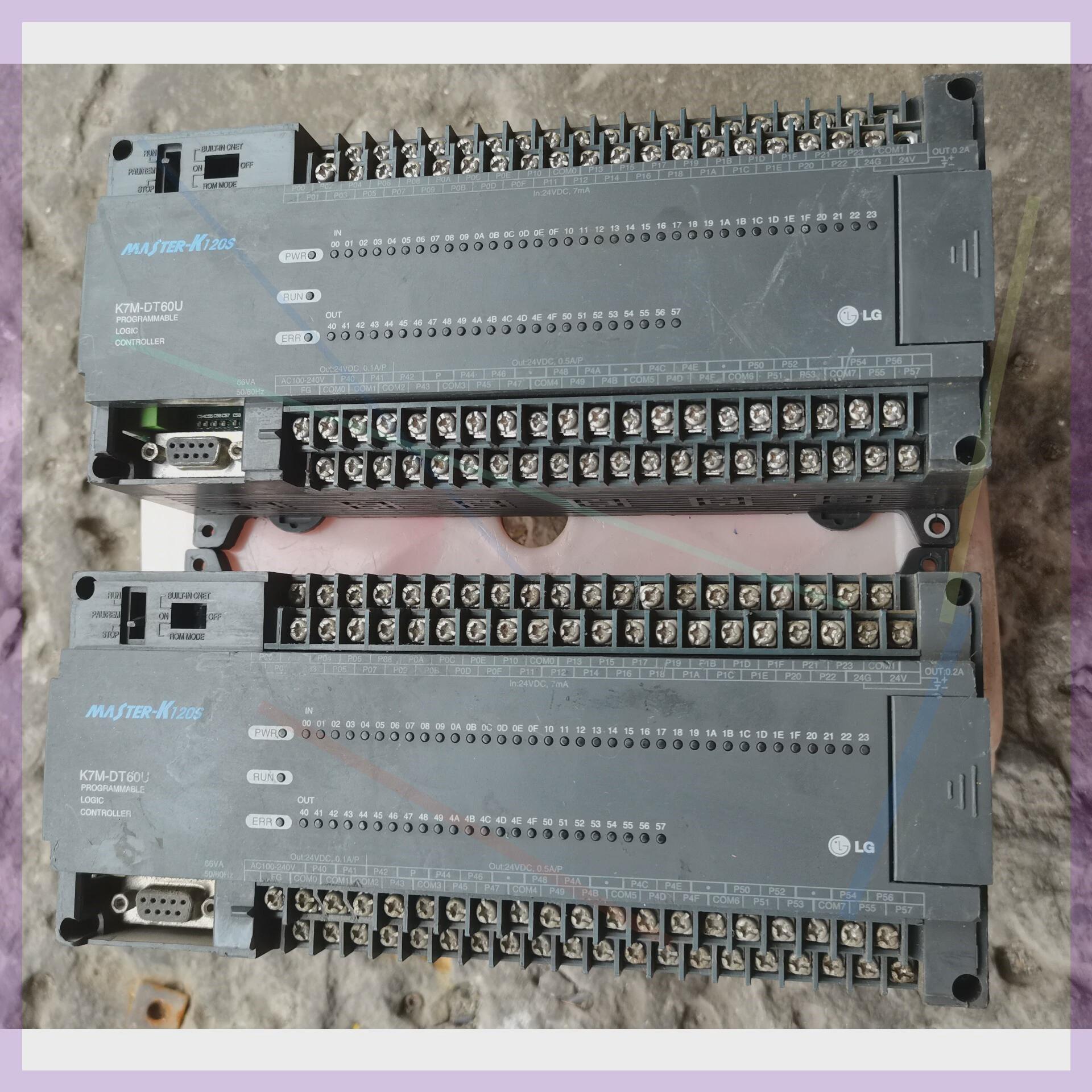 议价PLC可编程控制器K7M-DR60UE拆机两个现货,成色如图