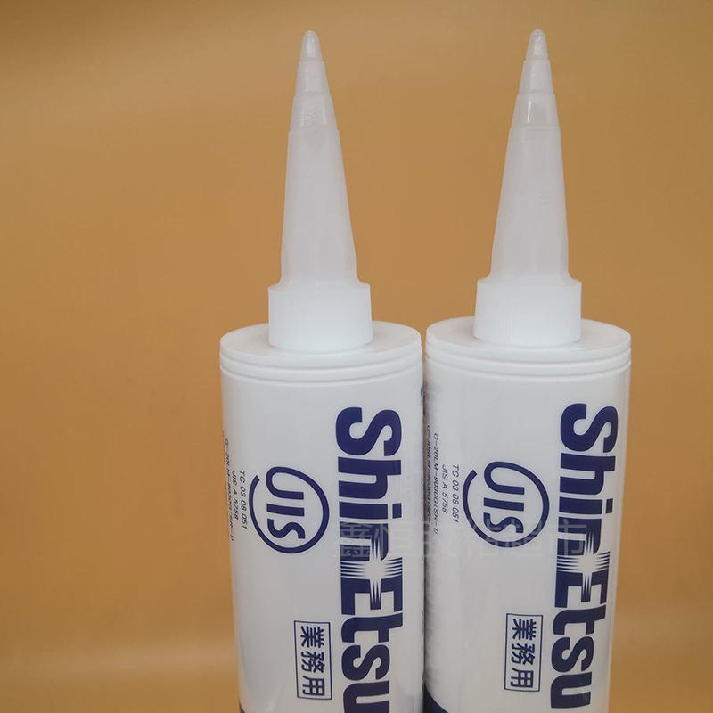 信厨卫4588中性玻璃胶门窗越阳台防水防霉抗老化密封胶透明白色