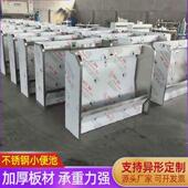 支持供应不锈钢挂式 双层公共小便池小便池学校不锈钢小便槽 立地式