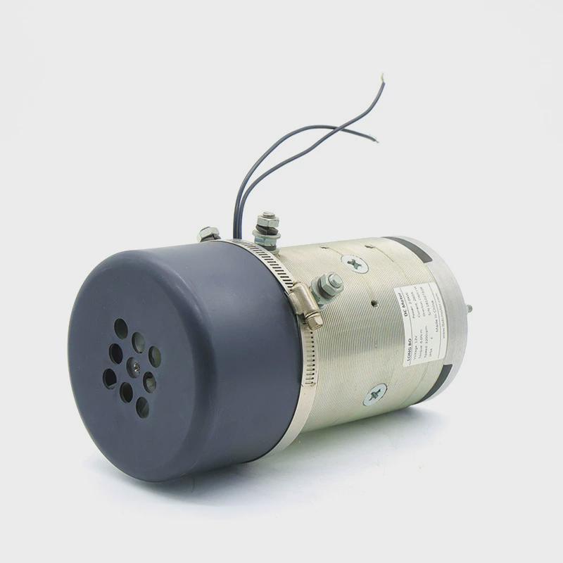 动力单元直流电机马达刷直流有油泵液压电机12vcw/ccw2.0kw