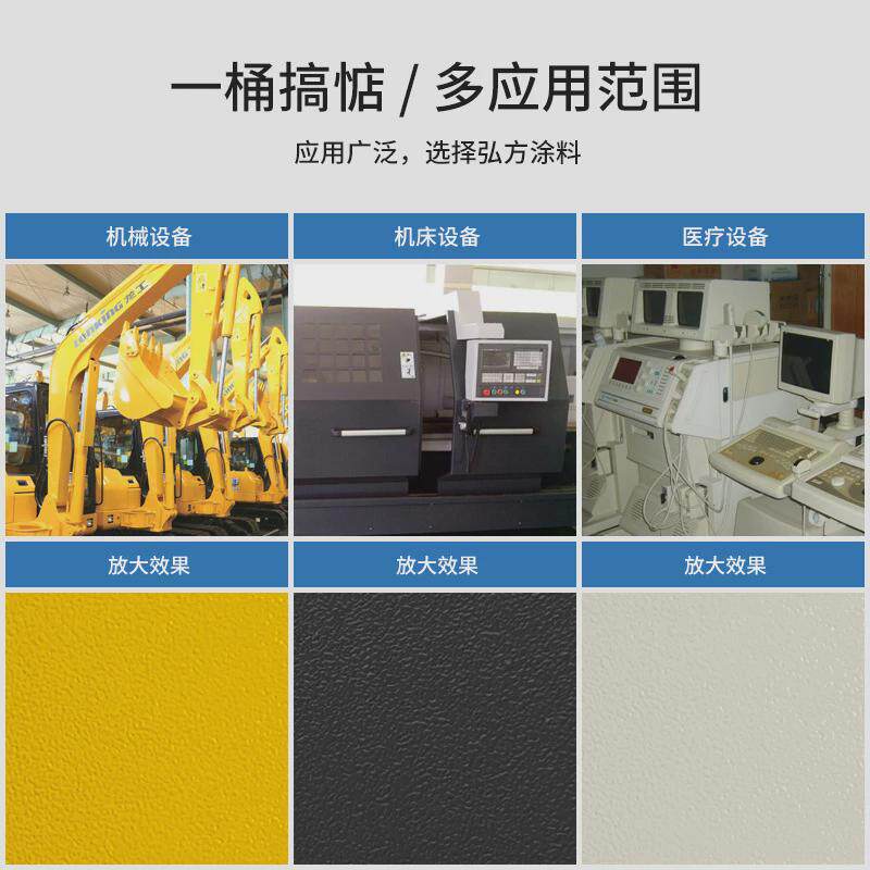 耐高温漆波纹立体感强机械设备漆水性凹凸漆水性丙烯酸波纹漆