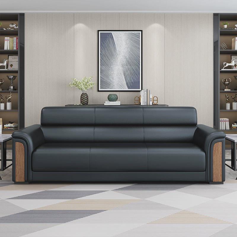 现代简约办公沙发办公室沙发茶几组合商务接待时尚沙发944