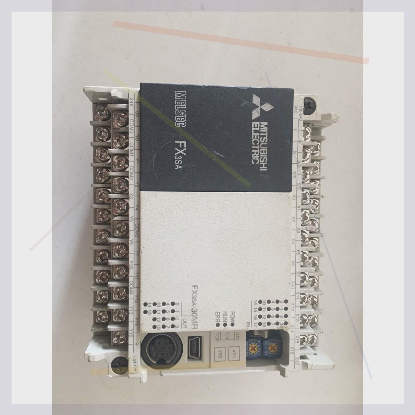 议价原装二手三菱PLC fx3sa-30mr 功能完好 点位完好