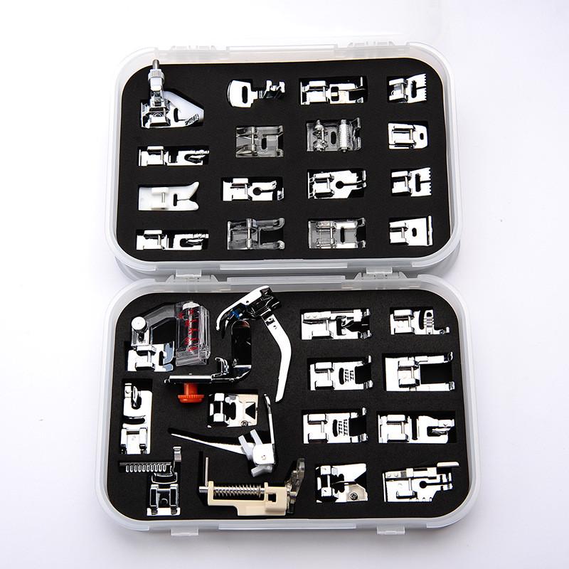 精装缝纫配件32件42件48件52件62件多功能压脚套装家用缝纫机压脚